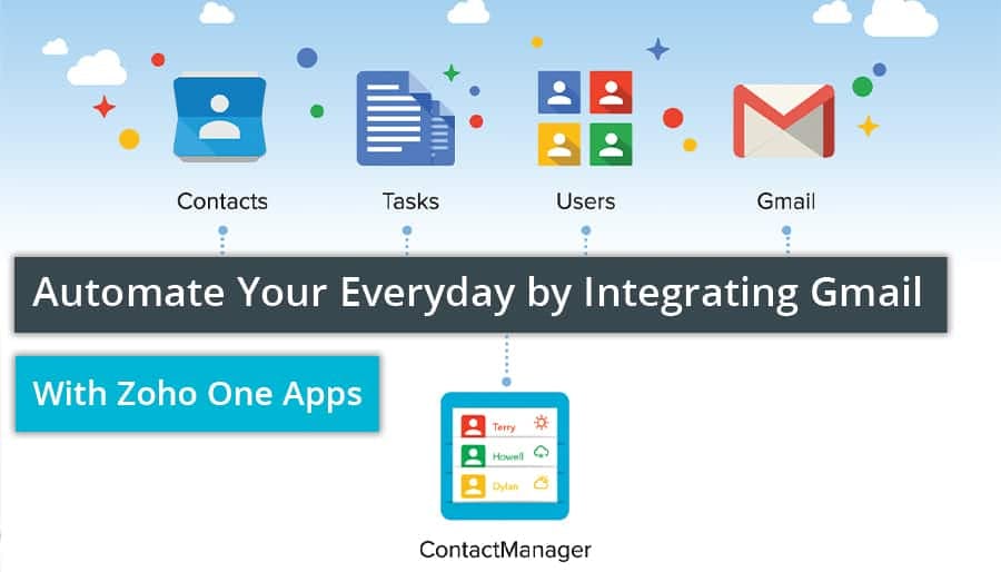 Automate Your Everyday by Integrating Gmail with Zoho One Apps